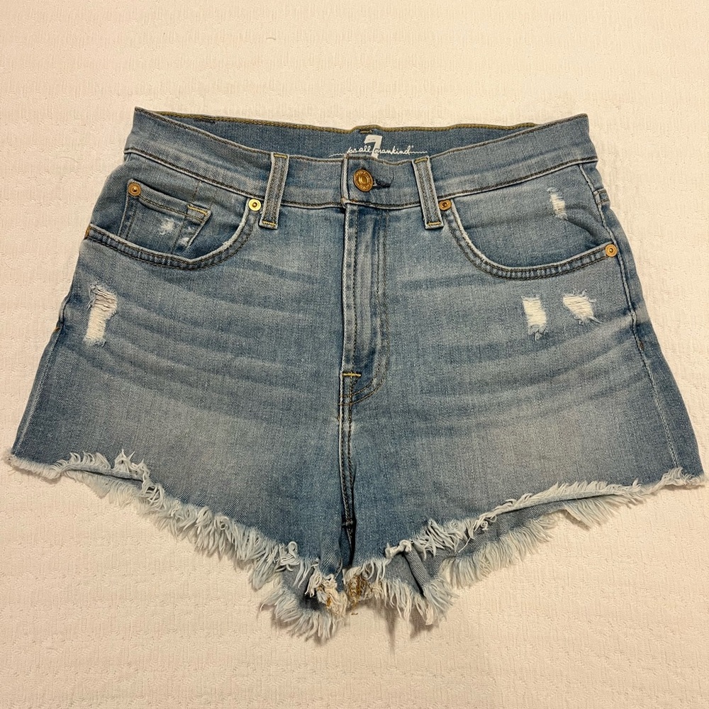7 For All Mankind Jean Shorts